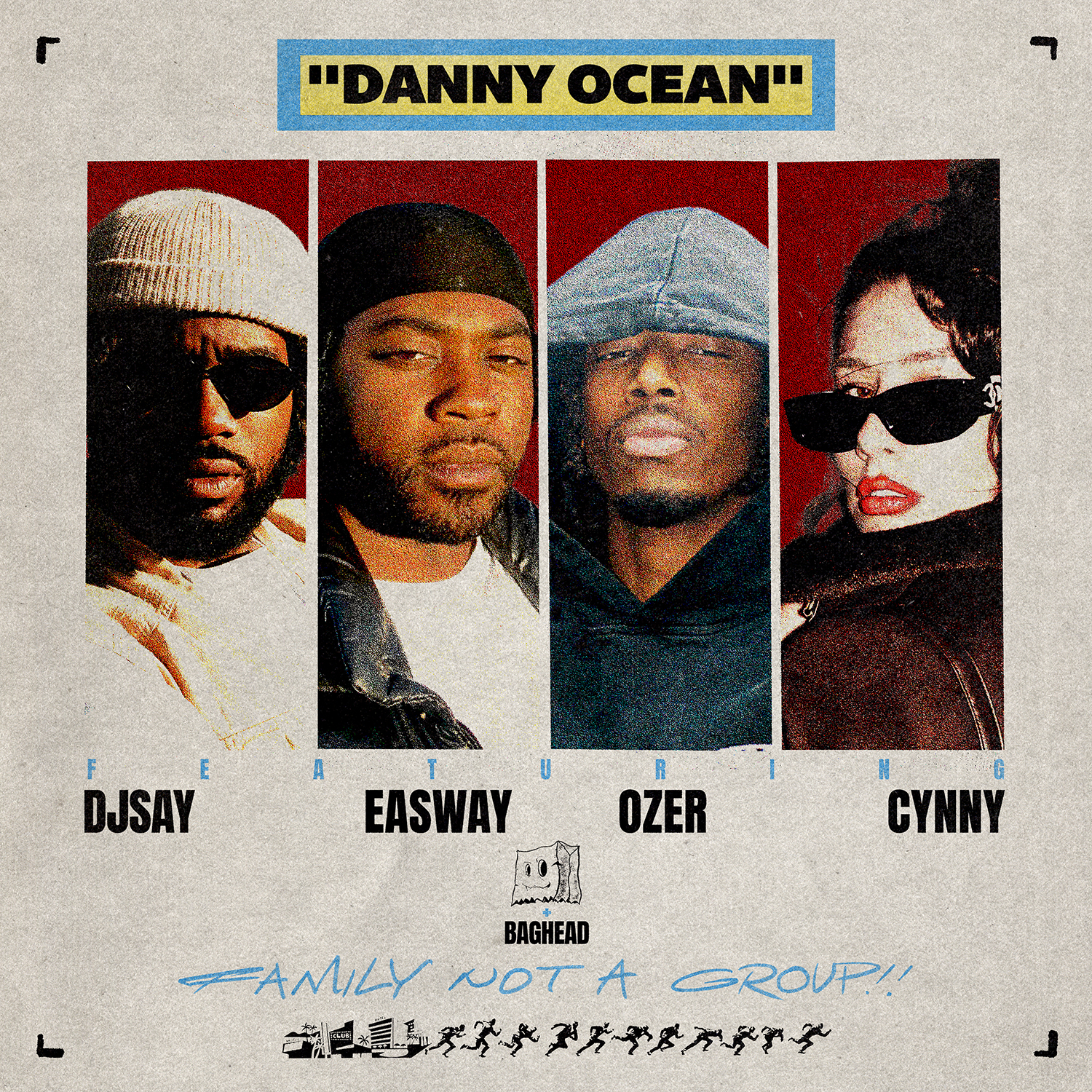 Cover Art for Danny Ocean featuring FNG members EaSWay, DJSAY, Cynny with production from Baghead.