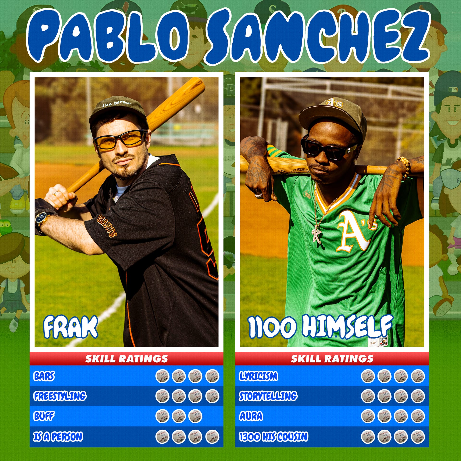 Cover Art for Pablo Sanchez featuring Frak & 1100 Himself