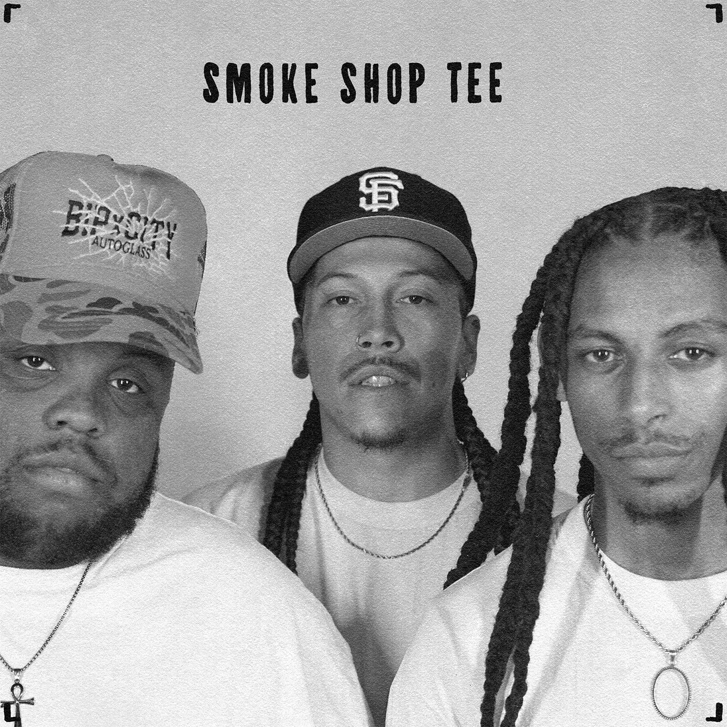 Cover Art for Smoke Shop Tee featuring FNG members Kaly Jay, Grand-O & Afterthought with production from Baghead.