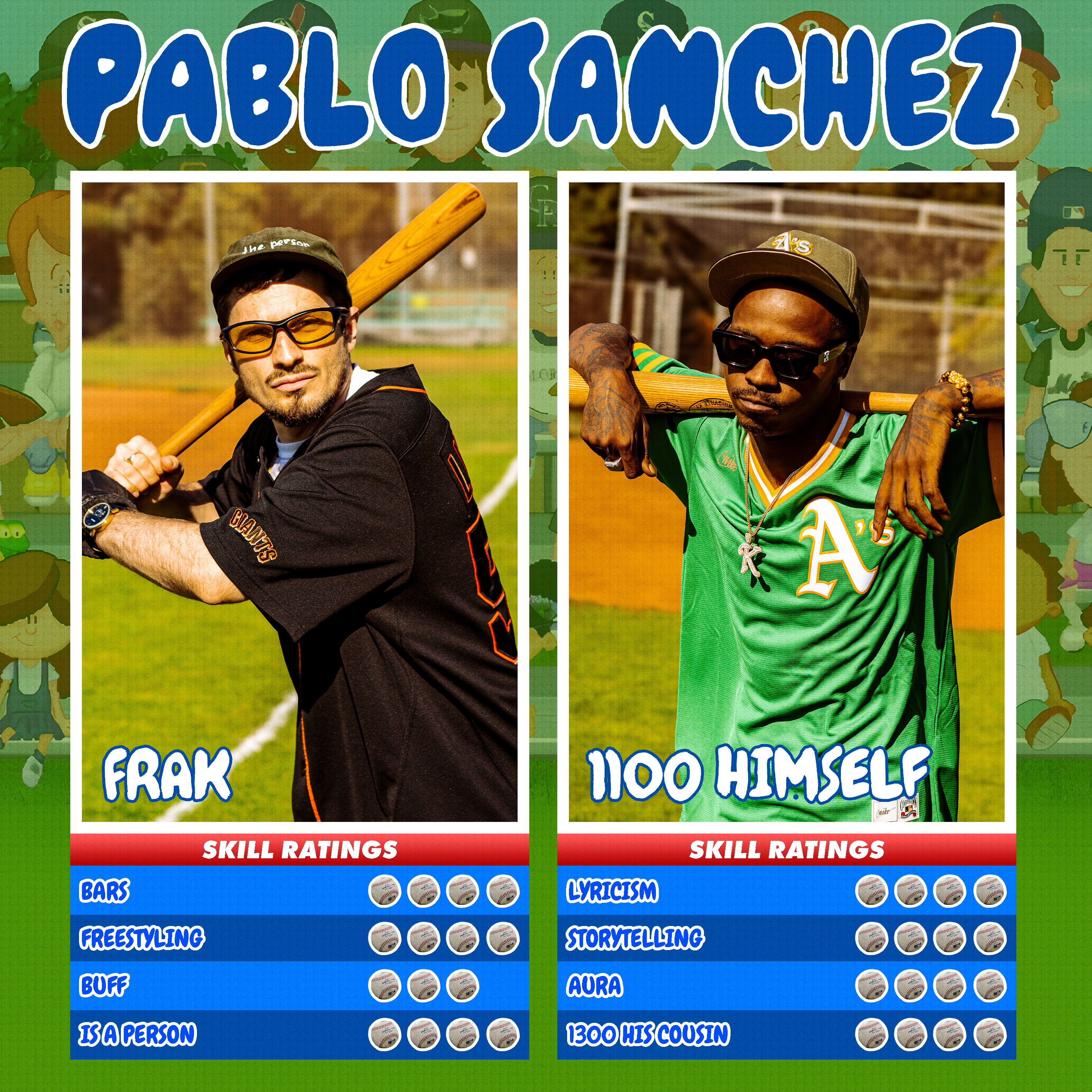 Cover Art for Pablo Sanchez featuring Frak & 1100 Himself